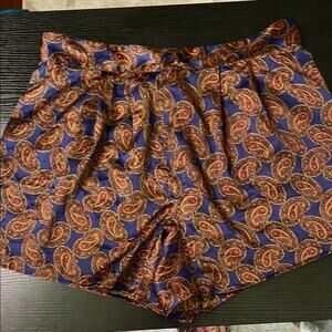 Vintage Dead stock Men’s  Victoria's Secret High Waist Blue and Orange Boxers